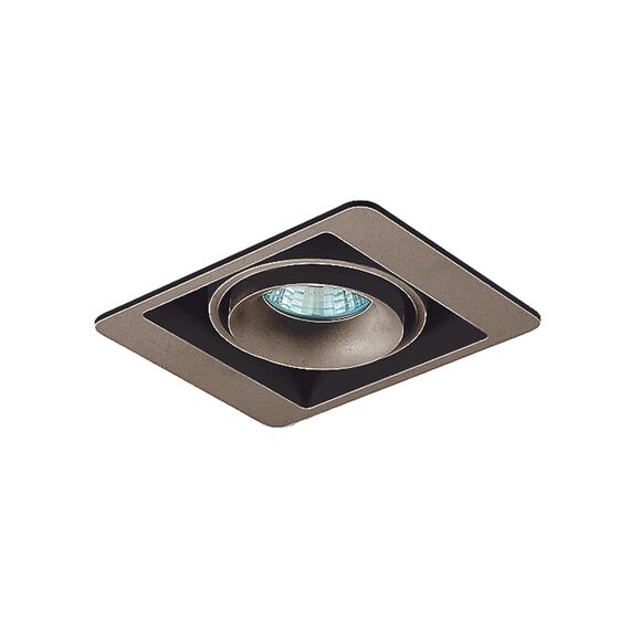 Donolux DL18615/01WW-SQ Champagne/Black Встраиваемый светильник под сменную лампу, изображение 3