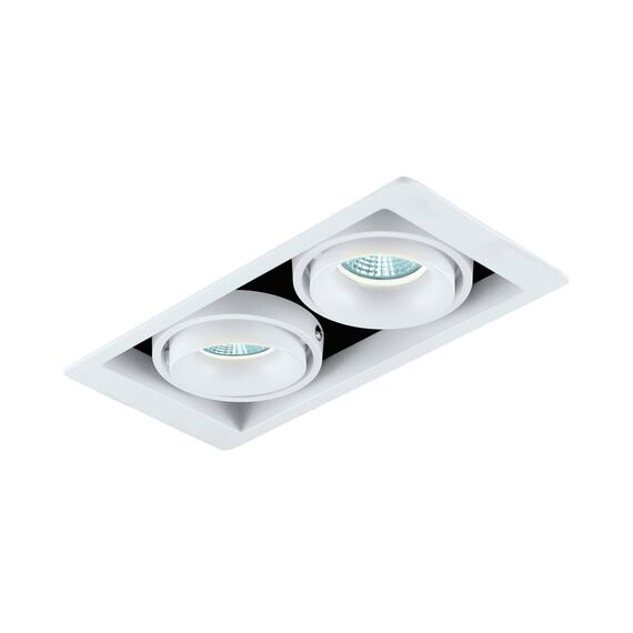 Donolux DL18615/02WW-SQ White/Black Встраиваемый светильник под сменную лампу, изображение 3