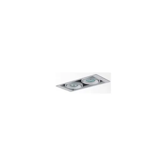 Donolux DL18615/02WW-SQ Silver Grey/Black Встраиваемый светильник под сменную лампу, изображение 4