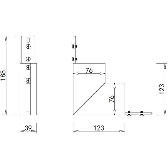 Donolux Inner corner DLMW Sp Внутренний угол-соединитель для подвесного/накладного/встраиваемого магнитного шинопровода, изображение 4