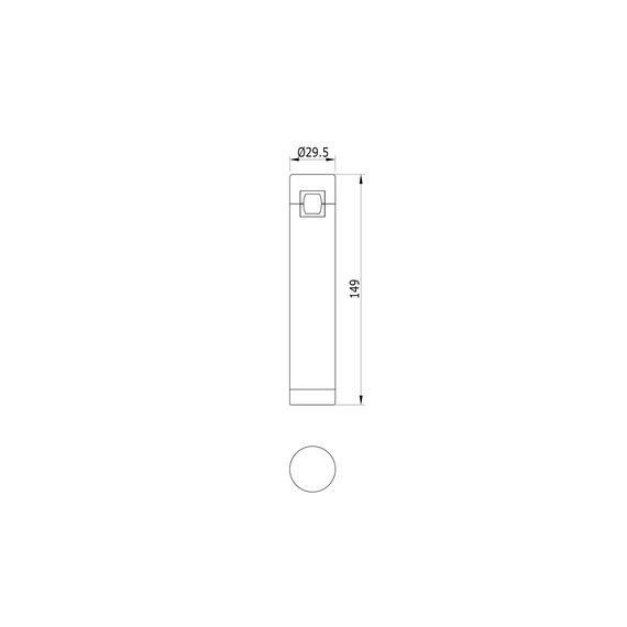 Donolux DL20236M5W1 Black Светодиодный светильник для магнитной модульной системы, 5Вт, изображение 4