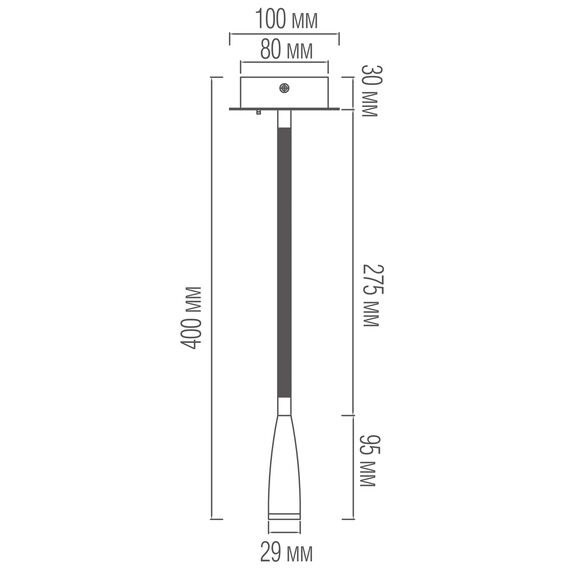 Donolux W111044/1Brass Настенный светодиодный светильник, 3Вт, изображение 4