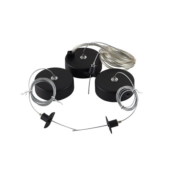 Donolux Suspension kit DLM900RBlack Подвесной комплект для круглого магнитного шинопровода, изображение 3