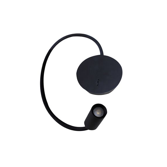 Donolux W111043/1 black Настенный светодиодный светильник, 3Вт, изображение 4
