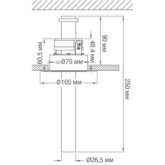 Donolux DL18151R9W1B Встраиваемый светодиодный светильник, 9Вт, изображение 4