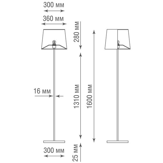 Donolux T111048.1B SABL Торшер, изображение 4