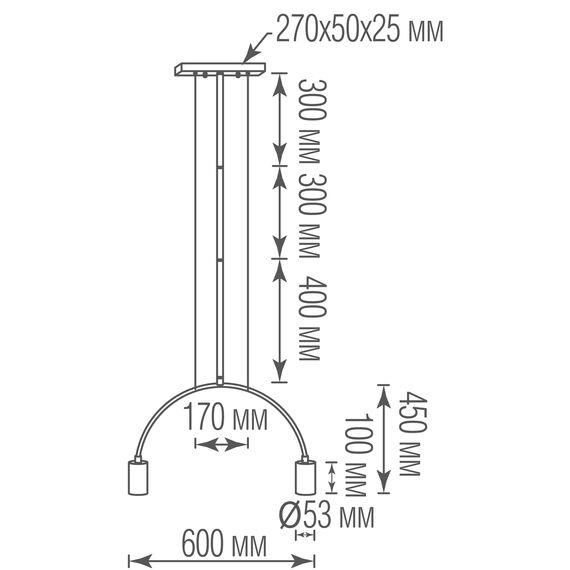 Donolux S111018/2Brass Подвесной светильник, изображение 5