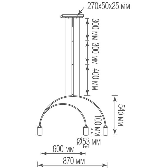 Donolux S111018/3Brass Подвесной светильник, изображение 5