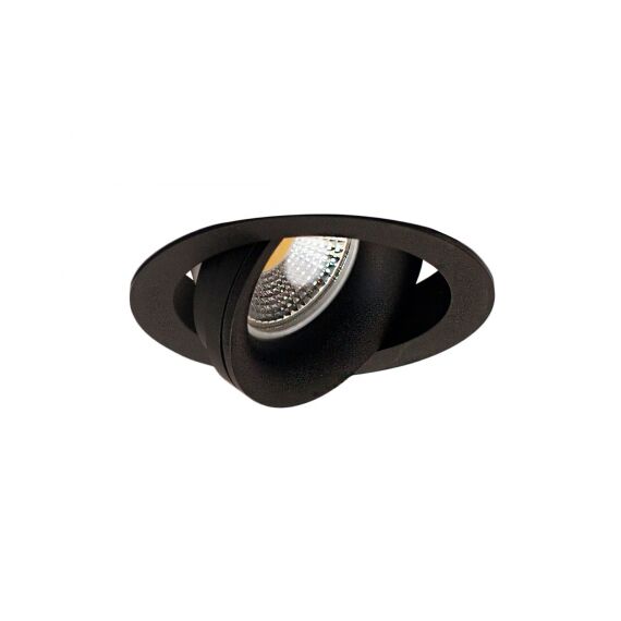 Donolux DL18412/01TR Black Встраиваемый поворотный светильник под сменную лампу