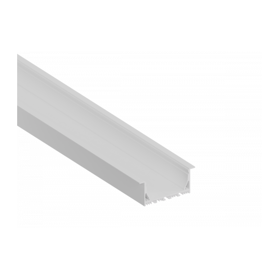 Donolux DN18512RAL9003 Врезной алюминиевый профиль,  85х35х2000. Цвет: Белый матовый, RAL9003,Серия:DN8ALE