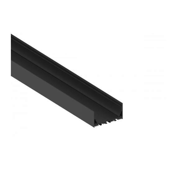Donolux DN18513RAL9005 Накладной алюминиевый профиль, 70х35х2000. Цвет: Черный матовый, RAL9005,Серия:DN8ALE