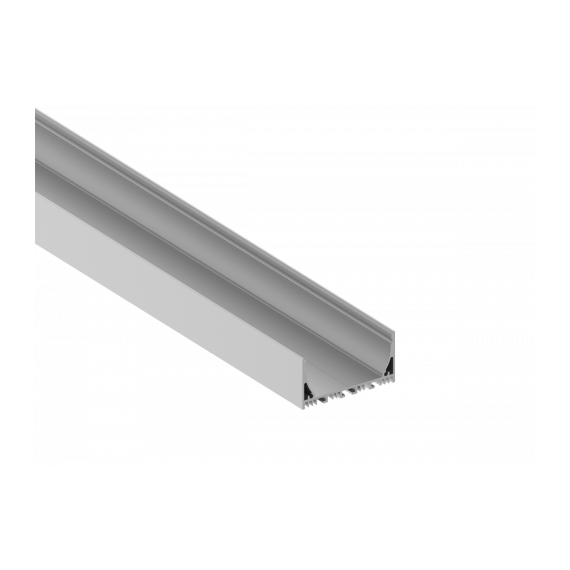 Donolux DN18513H3Alu Накладной алюминиевый профиль, 70х35х3000. Цвет: Анодированное серебро,Серия:DN8ALE