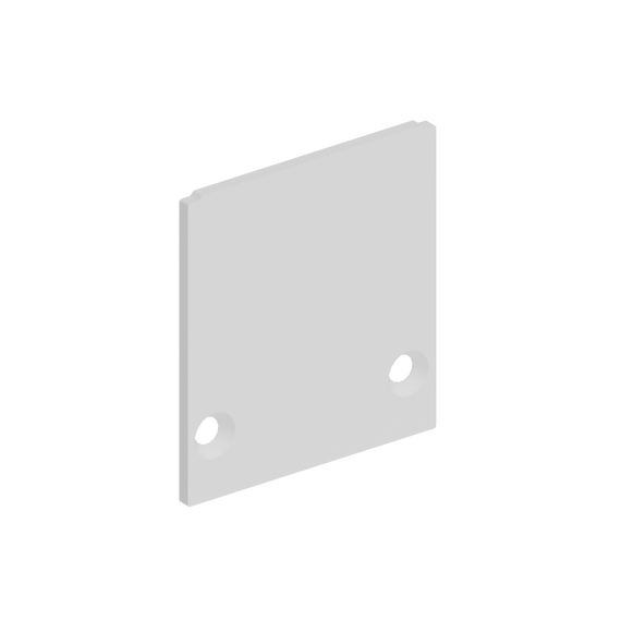 Donolux DNCAP18506RAL9003 Боковая  глухая заглушка для профиля DN18506 Цвет:Белый матовый,RAL9003,Серия:DN8ALE