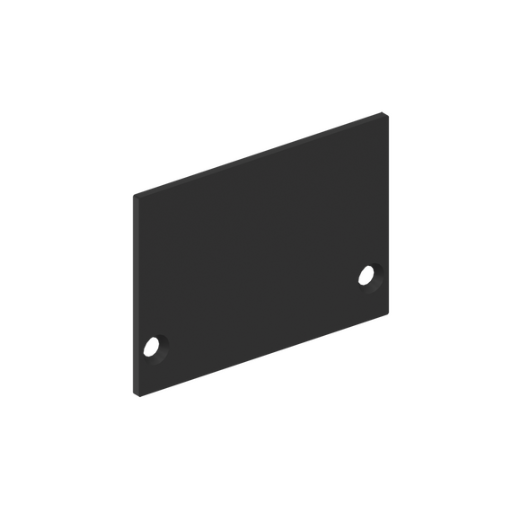 Donolux DNCAP18511RAL9005 Боковая  глухая заглушка для профиля DN18511 Цвет:Чёрный матовый, RAL9005,Серия:DN8ALE
