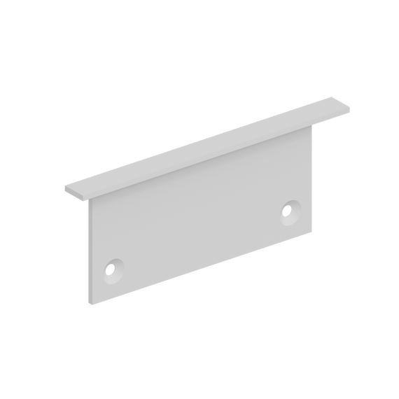 Donolux DNCAP18512RAL9003 Боковая  глухая заглушка для профиля DN18512 Цвет:Белый матовый RAL9003,Серия:DN8ALE