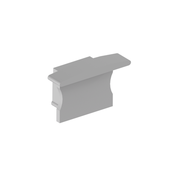 Donolux DNCAP18501Grey Боковая глухая заглушка для профиля DN18501 Цвет:Серый,Серия:DN8ALE