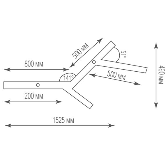 Donolux DL18516C052W115 Накладной светодиодный светильник 115Вт 4000K, изображение 5