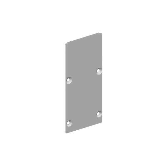 Donolux DNCAP18515Alu Боковая  глухая заглушка для профиля DN18515 Цвет:Анодированное серебро,Серия:DN8ALE
