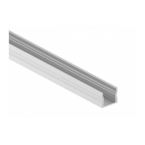 Donolux DN18505RAL9003 Накладной алюминиевый профиль,  17,2х14,5х2000. Цвет: Белый матовый, RAL9003,Серия:DN8ALE