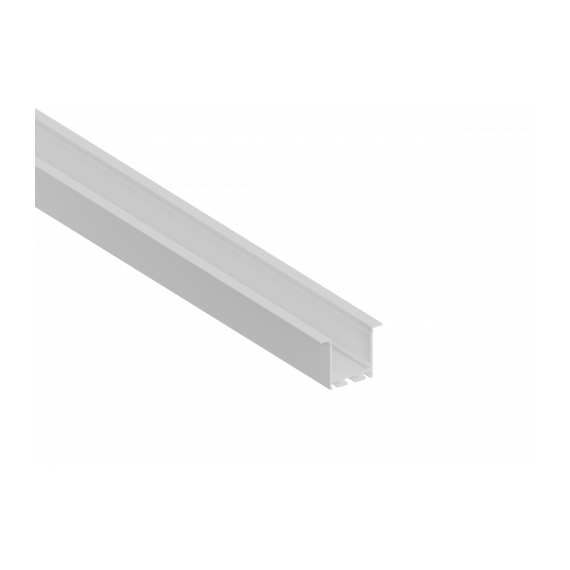 Donolux DN18502H3RAL9003 Врезной алюминиевый профиль,  47,2х35х3000. Цвет: белый ,Серия:DN8ALE