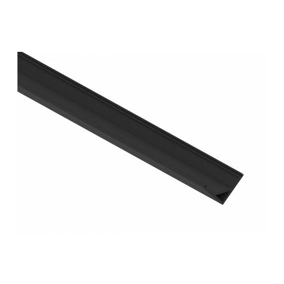 Donolux DN18503RAL9005 Угловой алюминиевый профиль,  16х16х2000. Цвет: Черный матовый, RAL9005,Серия:DN8ALE