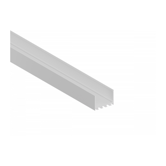 Donolux DN18511RAL9003 Накладной алюминиевый профиль, 50х35х2000. Цвет: Белый матовый, RAL9003,Серия:DN8ALE