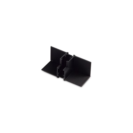 Donolux Inner corner DLSM InB Внутренний угол-соединитель для встраиваемого шинопровода Slim Line Mini, L20*W50*H15 мм, черный, изображение 3
