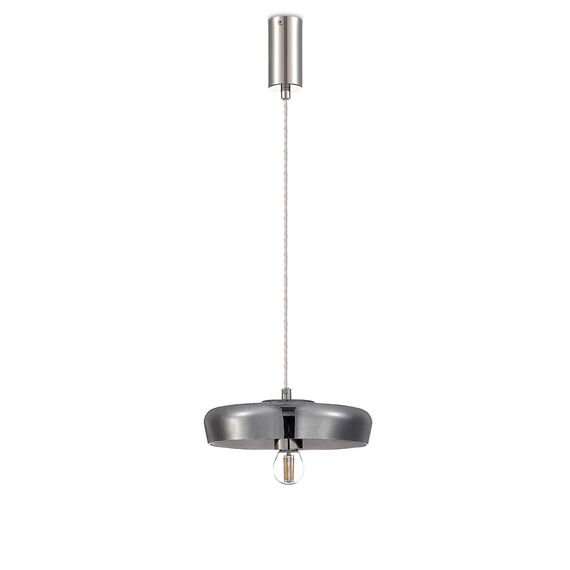 Donolux S111057.1Smoky Подвес, D240xH65 мм, 1хЕ27 40Вт, дымчатый, изображение 4