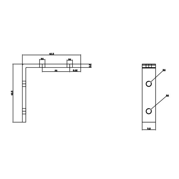 Donolux DNCon18525 Угловое соединение для установочного профиля DN18525, 90°,Серия:DN8ALE, изображение 2