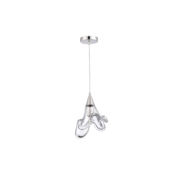 Donolux S111055.1PN Подвес, 1хЕ27 40Вт, плафон стеклянный, прозрачный