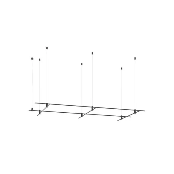 Donolux DL20225L2000x2L1000x3C Black Donolux Magnet Modular System «CODE 1.2», L2000х2хL1000x3хH95-3000 мм (высота регулируется), DC24V,, изображение 2