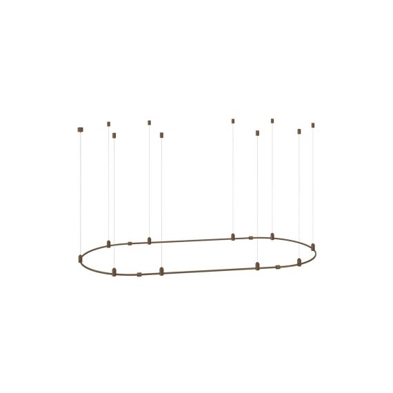 Donolux DL20225OV1800C B.Bronze Donolux Magnet Modular System «CODE 1.2», D800xL1800хH95-3000 мм (высота регулируется), DC24V, подве