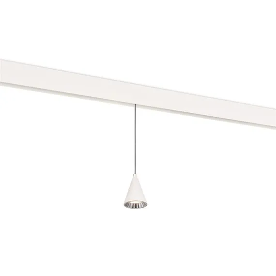 Donolux DL20297WW5WS Светодиодный светильник Tring для SPACE Track system 5Вт, D75xH1285 мм, 348Лм, 36°, 3000К, диммируемый 0-10В, Ra >90, белый, изображение 2