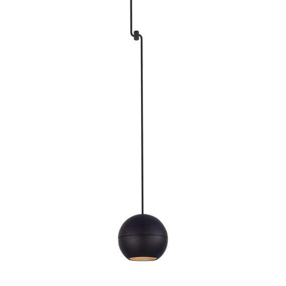 Donolux DL18445WW8W1SB Светильник подвесной для CIRCLE System, Apple, 8,5Вт, 3000К, черный, провод черный, изображение 7
