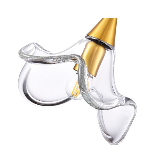 Donolux S111055.1Brass Подвес, 1хЕ27 40Вт, плафон стеклянный, прозрачный, изображение 5