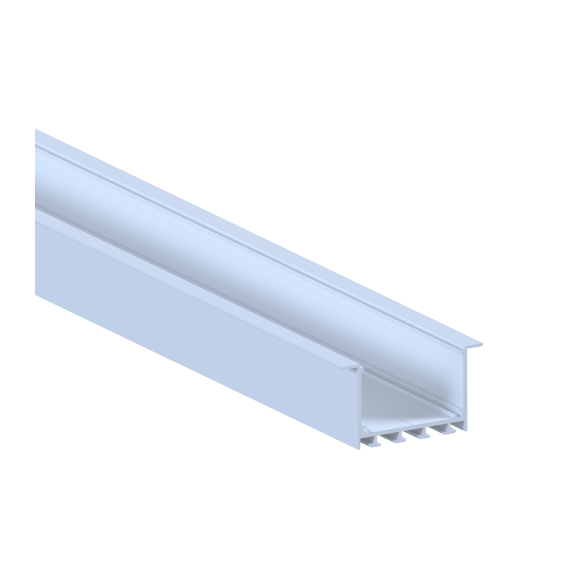 Donolux DN18529H3RAL9003 Встраиваемый алюминиевый профиль 65х35х3000. Цвет: RAL9003,Серия:DN8ALE