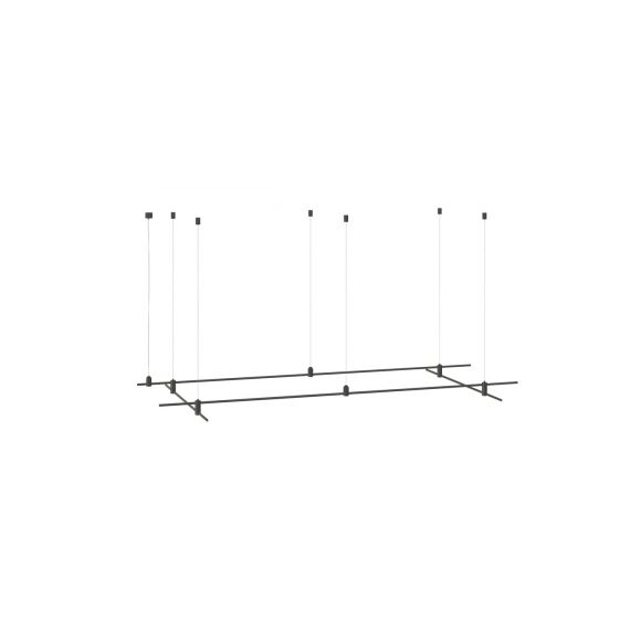 Donolux DL20225L2000x1000C Black Donolux Magnet Modular System «CODE 1.2», L2000хL1000хH95-3000 мм (высота регулируется), DC24V, подв