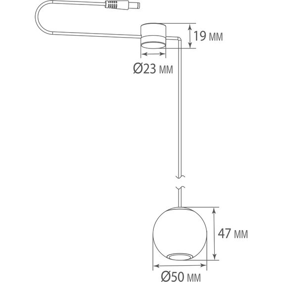Donolux DL20791W3W Cветодиодный магнитный светильник для Base DL20791W300, 3Вт, 3000K, D50*H52мм, IP20, белый, изображение 5