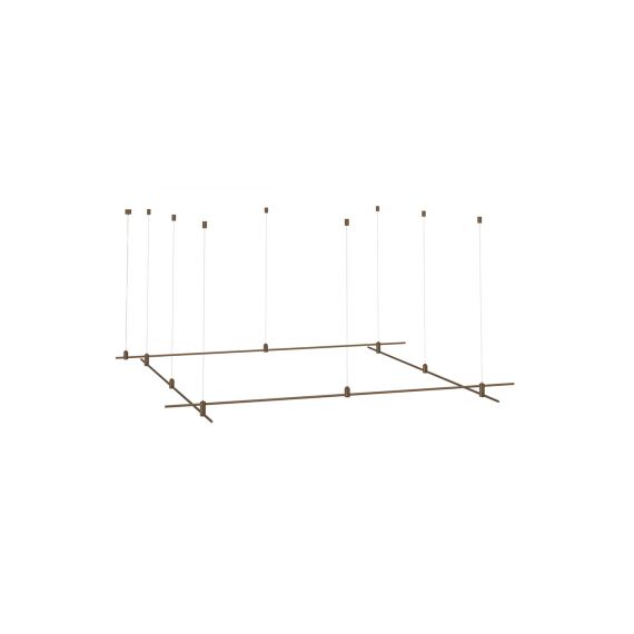 Donolux DL20225L2000x2000C B.Bronze Donolux Magnet Modular System «CODE 1.2», L2000хL2000хH95-3000 мм (высота регулируется), DC24V, подв