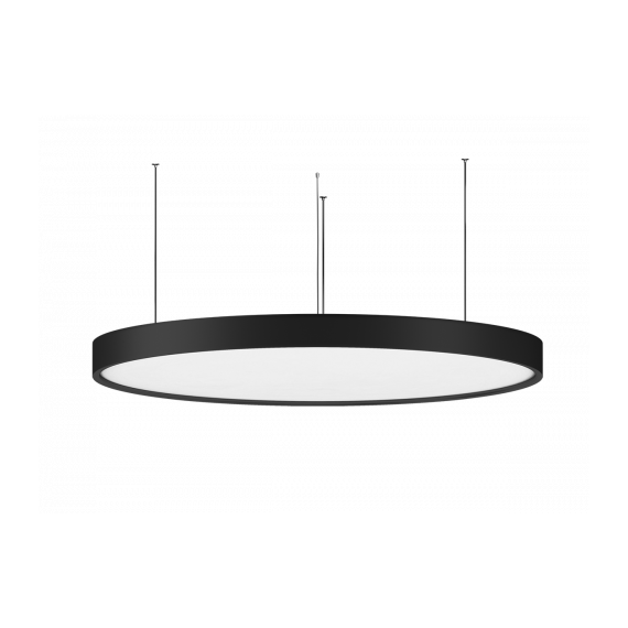Donolux S111052D1200WW Black Sp Подвесной светодиодный светильник, 192 Ватта, 3000К, D-1200мм,черный