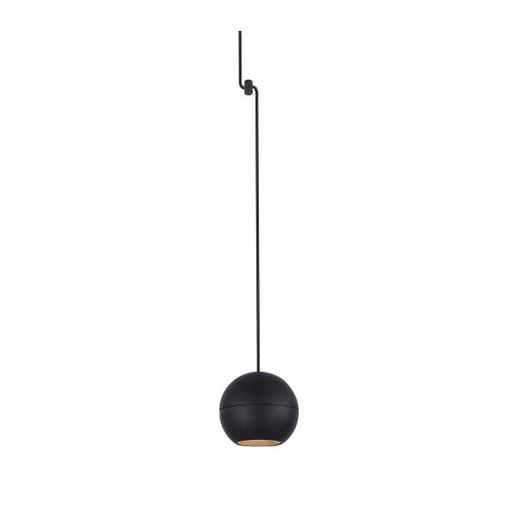 Donolux DL18445WW8W1SB Светильник подвесной для CIRCLE System, Apple, 8,5Вт, 3000К, черный, провод черный