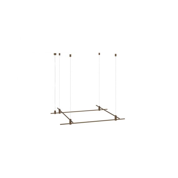 Donolux DL20225L1000x1000C B.Bronze Donolux Magnet Modular System «CODE 1.2», L1000хL1000хH95-3000 мм (высота регулируется), DC24V, подв