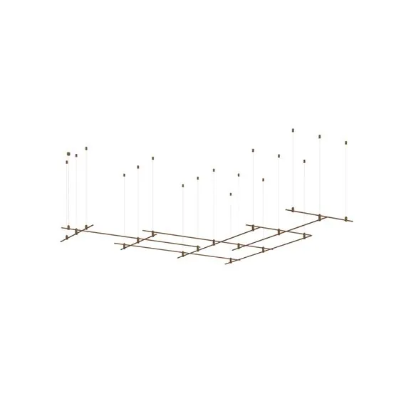 Donolux DL20225L2000x6L1000x4C B.Bronze Donolux Magnet Modular System «CODE 1.2», L2000x6xL1000х4хH95-3000 мм (высота регулируется), DC24V,, изображение 3