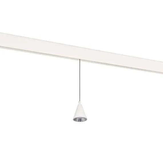 Donolux DL20297WW5WS Светодиодный светильник Tring для SPACE Track system 5Вт, D75xH1285 мм, 348Лм, 36°, 3000К, диммируемый 0-10В, Ra >90, белый, изображение 4