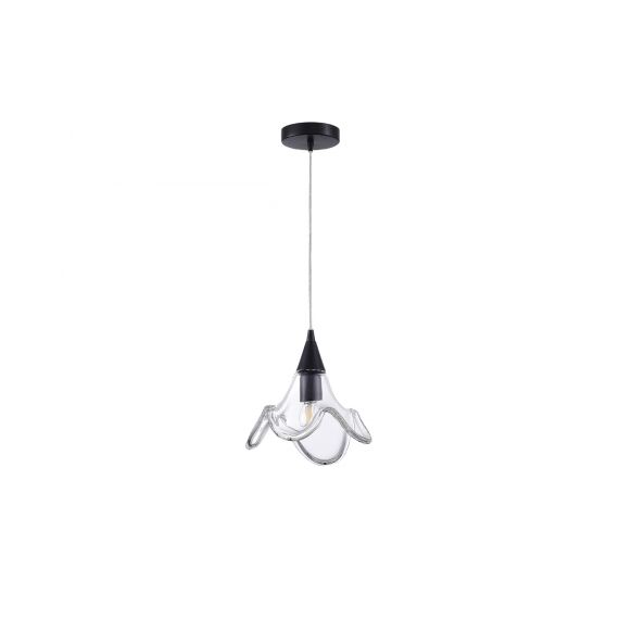 Donolux S111055.1StBlack Подвес, 1хЕ27 40Вт, плафон стеклянный, прозрачный