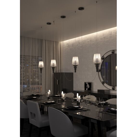 Donolux DL20751S1BBGrey Подвес CASCATA, AC220В, 1хЕ14 40Вт макс., изображение 7