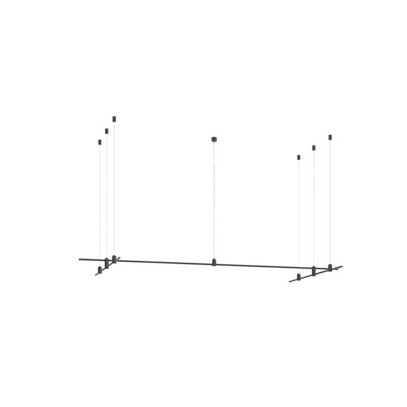 Donolux DL20225L2000x1L1000x2C Black Donolux Magnet Modular System «CODE 1.2», L2000хL1000x2хH95-3000 мм (высота регулируется), DC24V, по, изображение 2