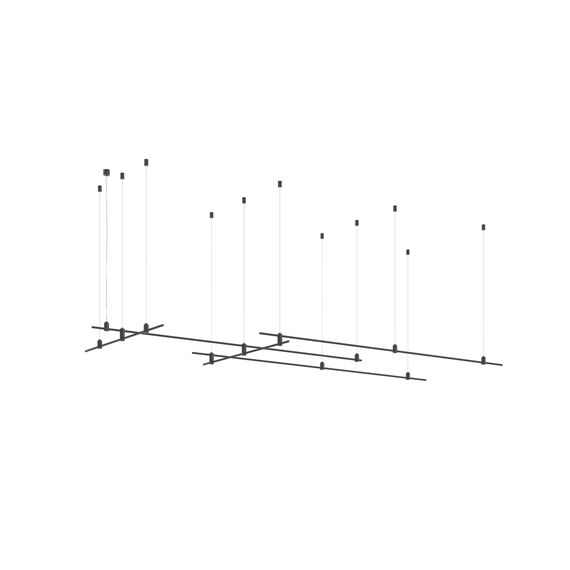 Donolux DL20225L2000x3L1000x2C Black Donolux Magnet Modular System «CODE 1.2», L2000x3xL1000х2хH95-3000 мм (высота регулируется), DC24V,, изображение 2