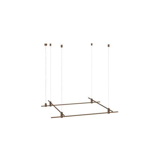 Donolux DL20225L1000x1000C B.Bronze Donolux Magnet Modular System «CODE 1.2», L1000хL1000хH95-3000 мм (высота регулируется), DC24V, подв, изображение 3