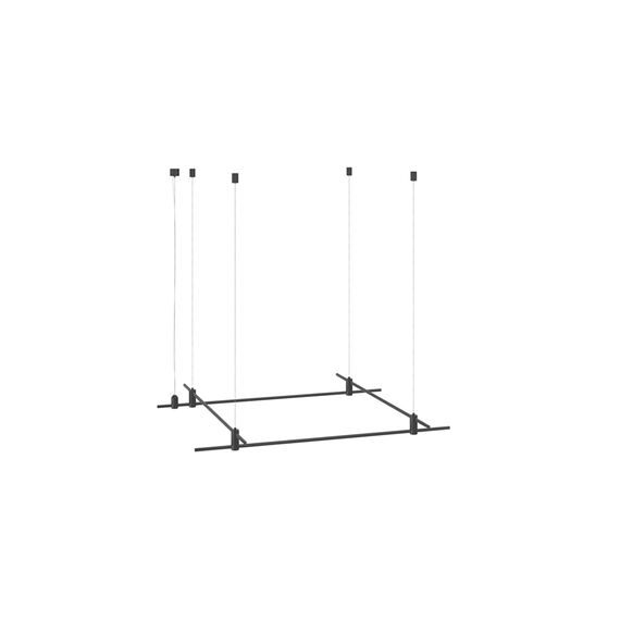 Donolux DL20225L1000x1000C Black Donolux Magnet Modular System «CODE 1.2», L1000хL1000хH95-3000 мм (высота регулируется), DC24V, подв, изображение 2